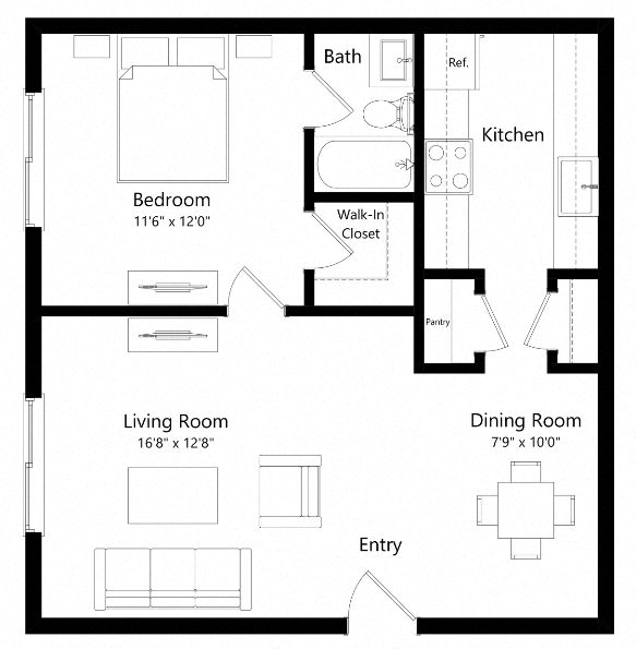 A16-P floor plan
