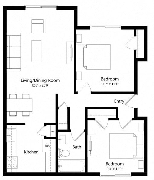 B2-E floor plan