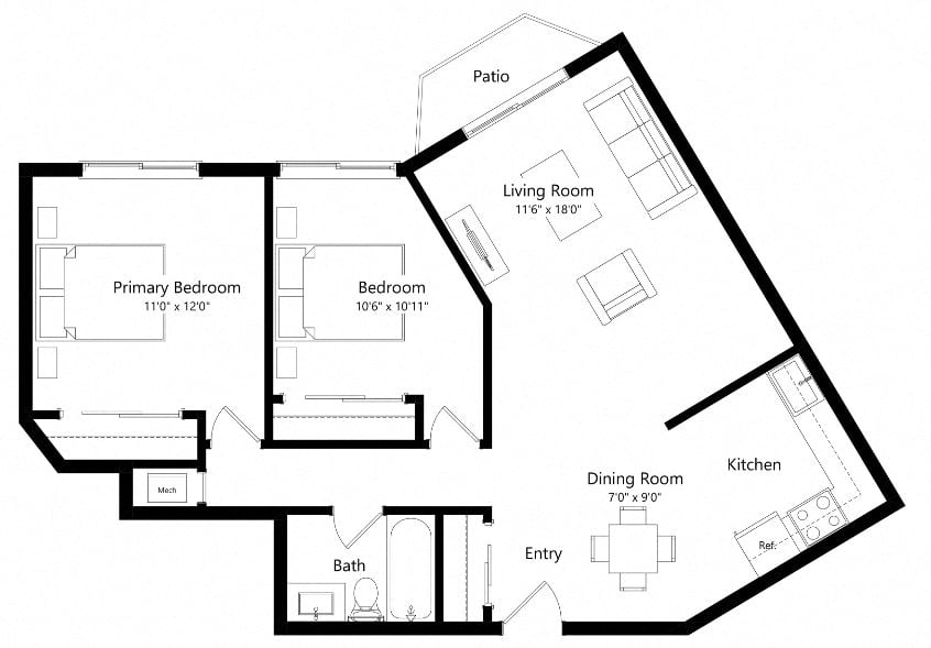 B2-P floor plan