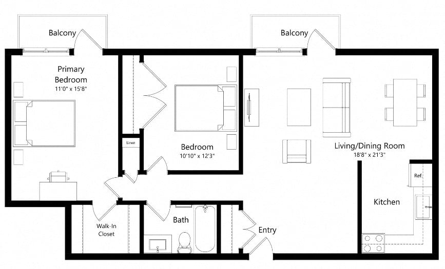 B1-C floor plan