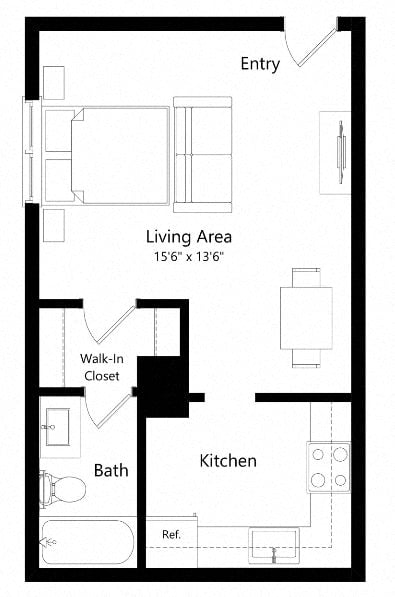 S1-W floor plan