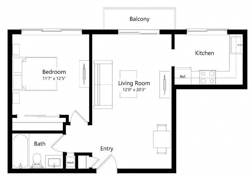 A4-P floor plan