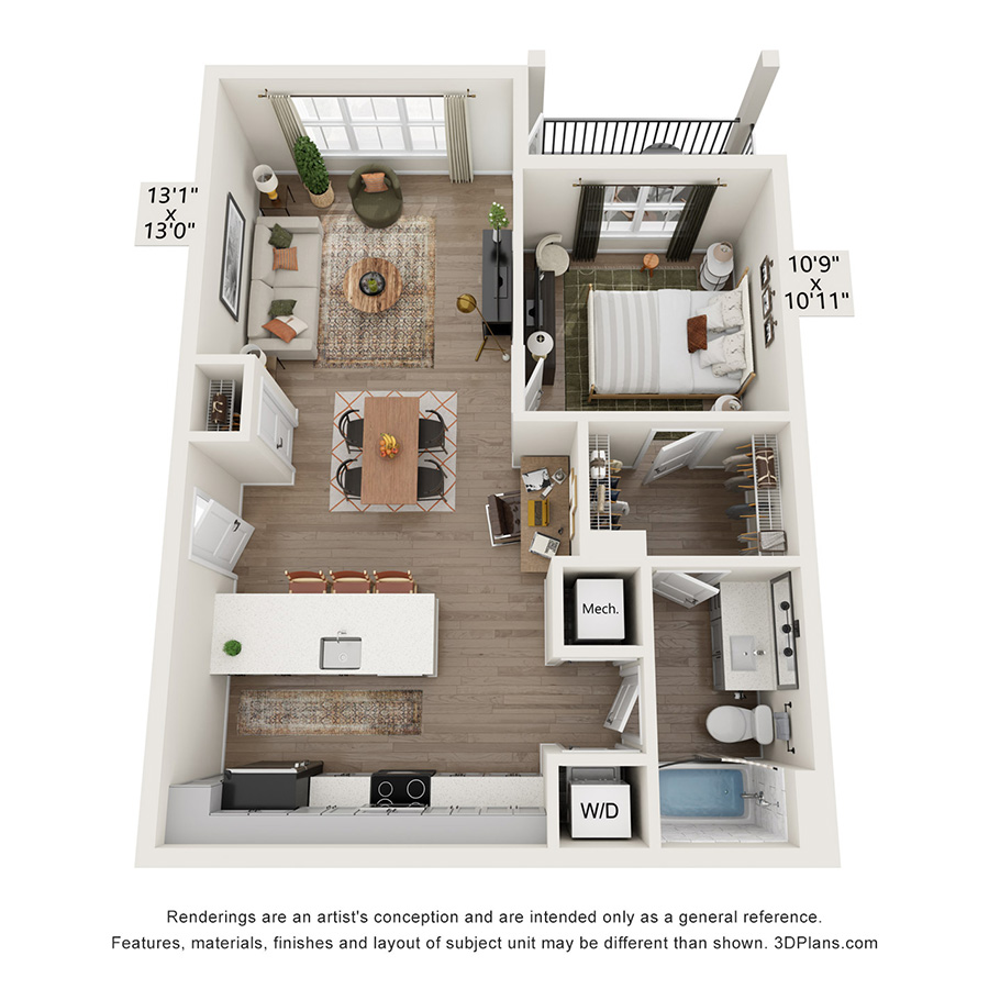 A2 floor plan