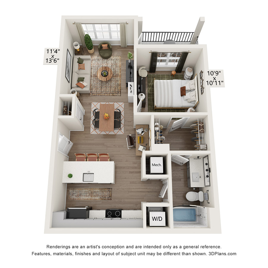 A1 floor plan
