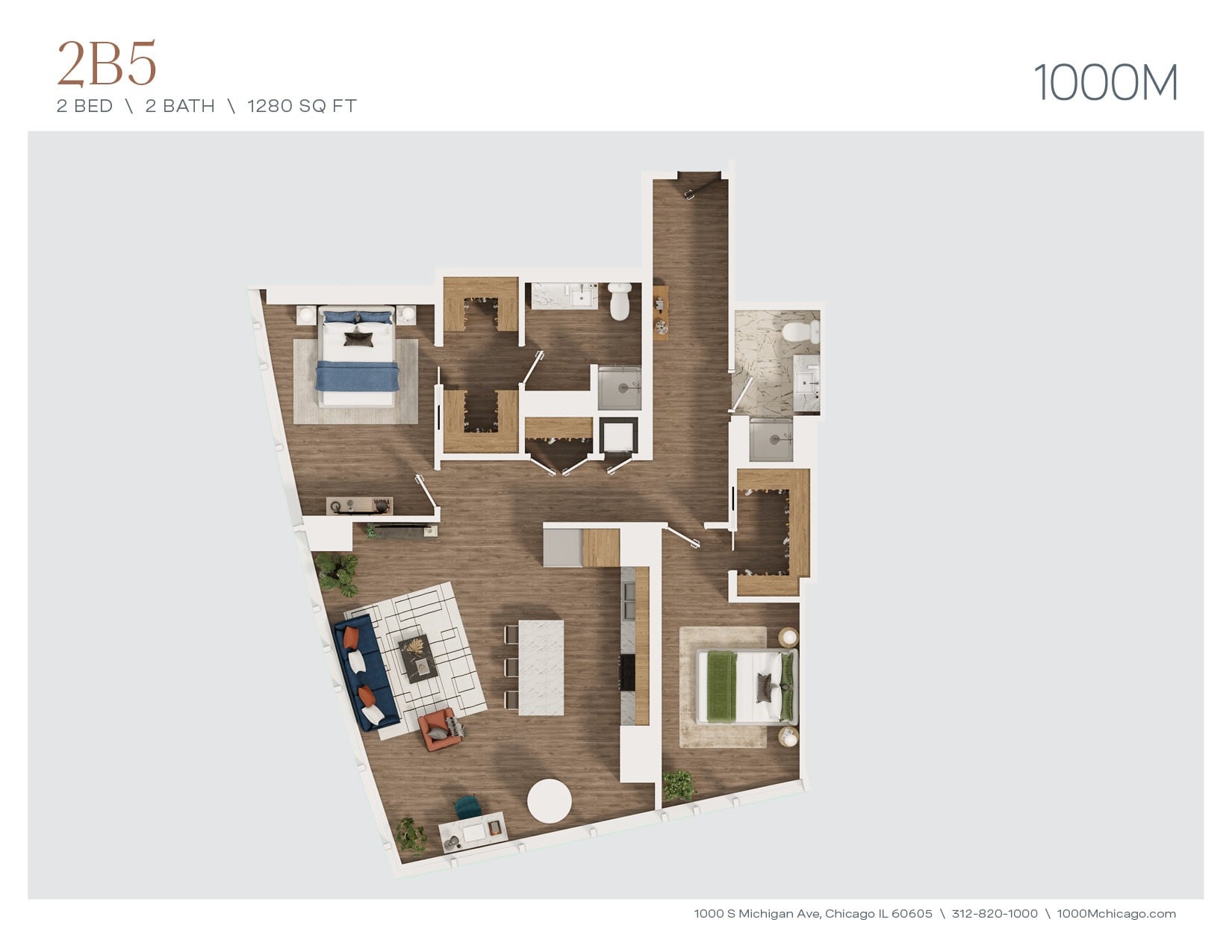 Unit 5309 floor plan
