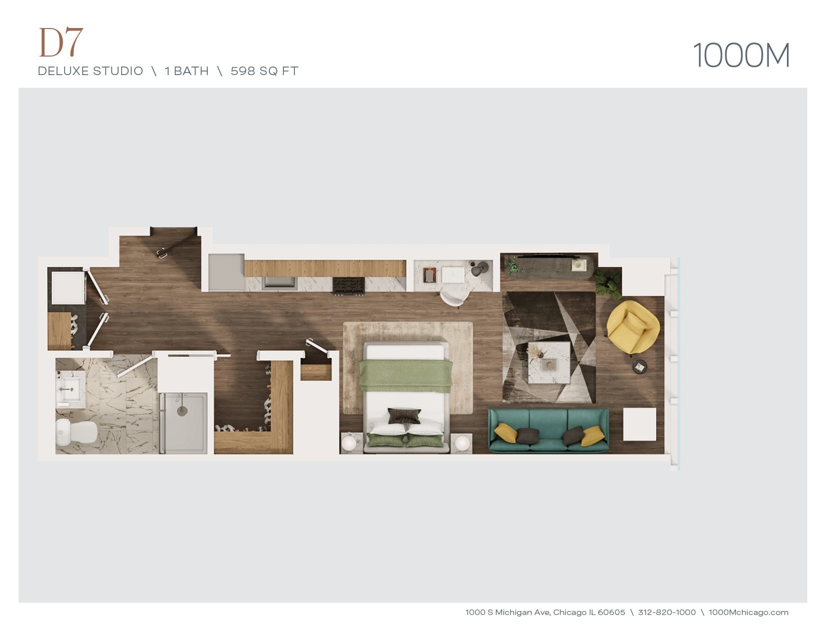 Unit 601 floor plan