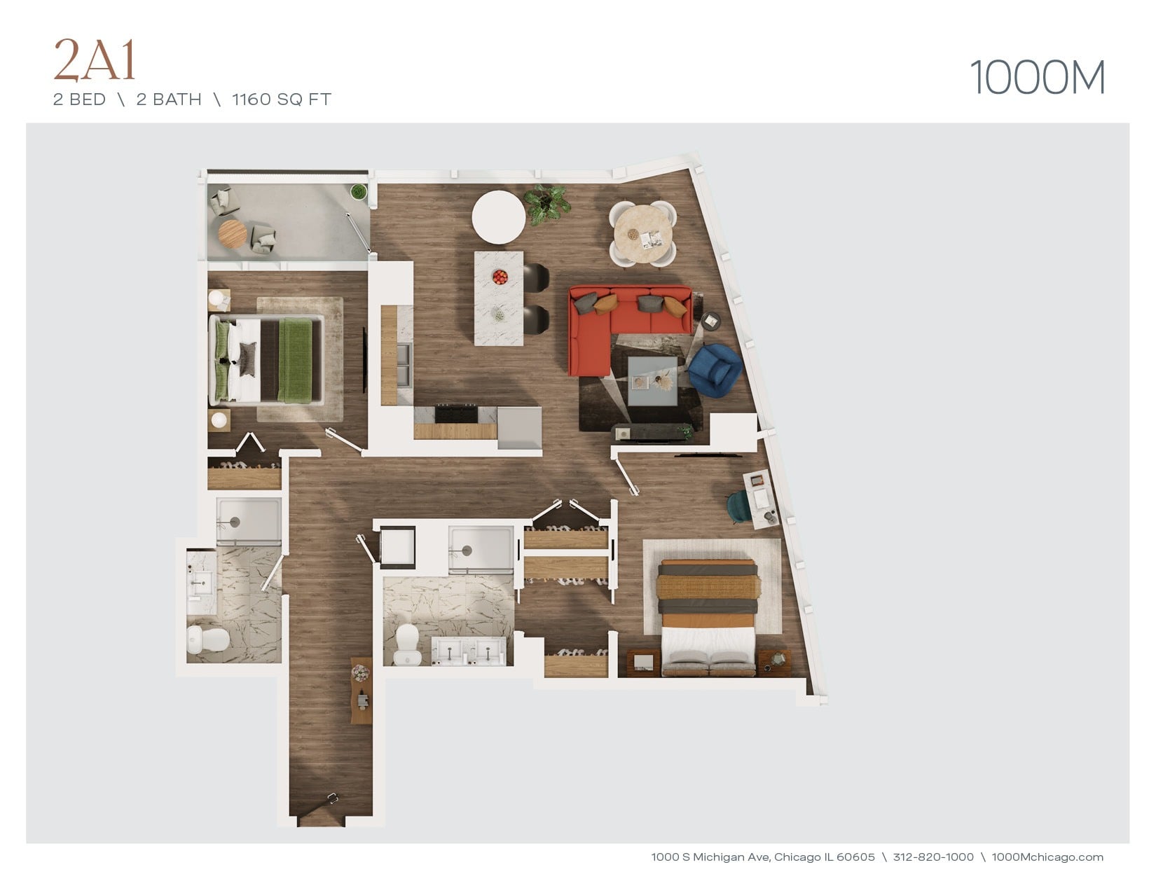 Unit 2503 floor plan