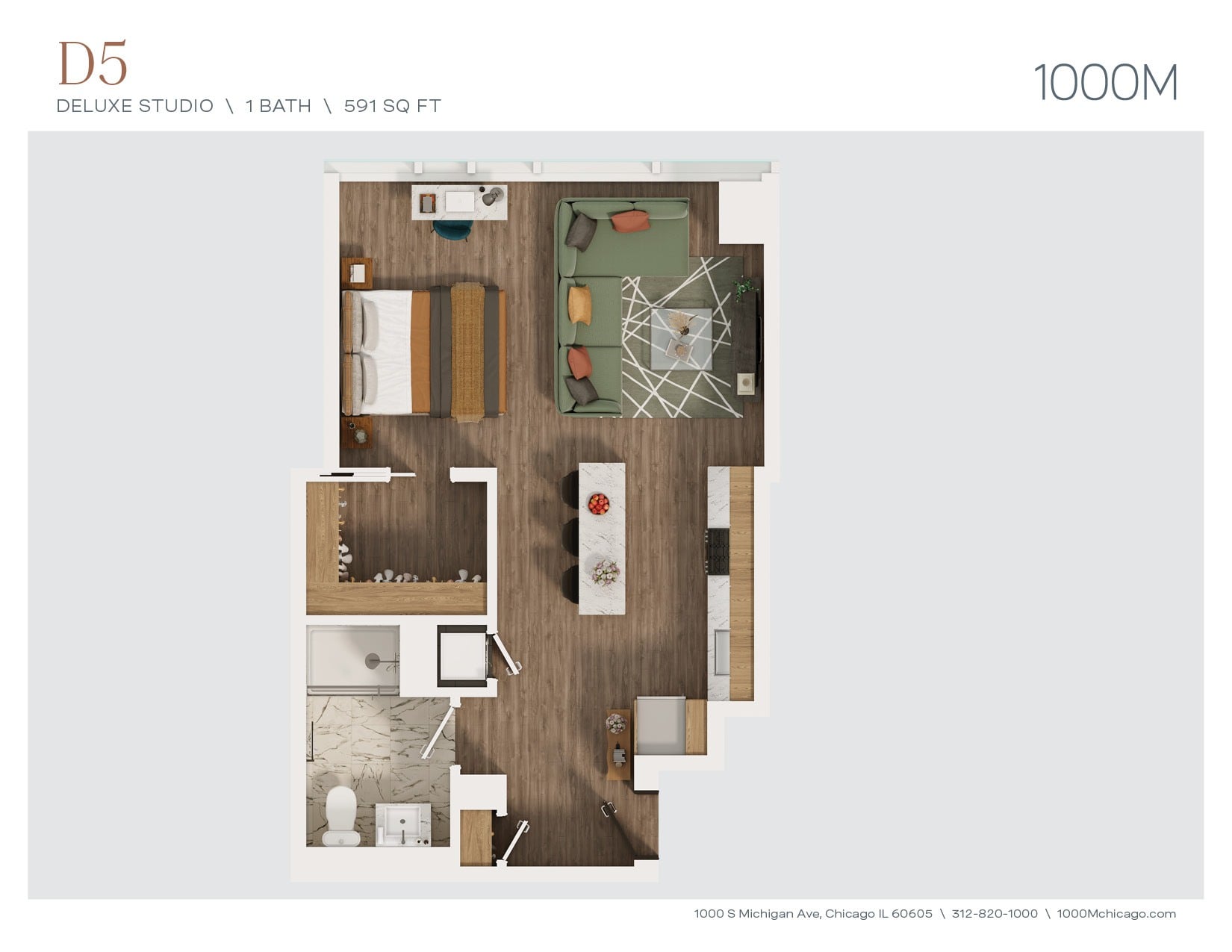 Unit 1007 floor plan