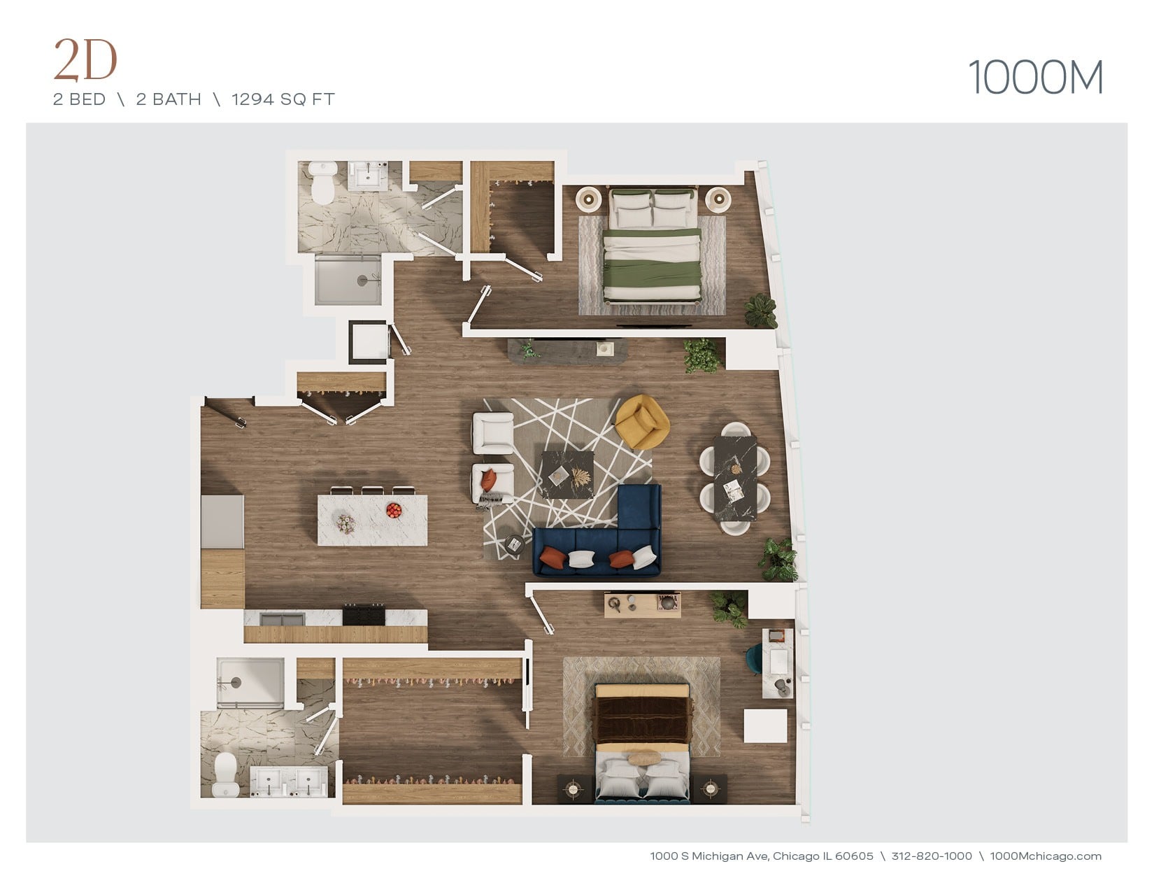 Unit 6703 floor plan