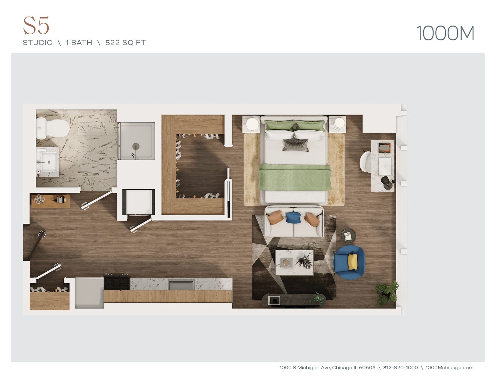 Unit 1202 floor plan