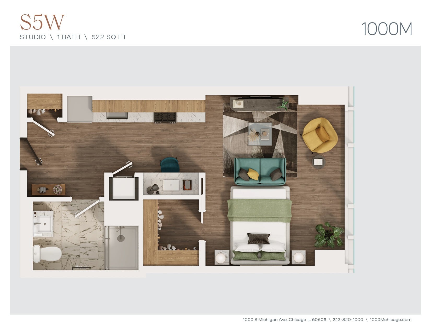 Unit 1211 floor plan