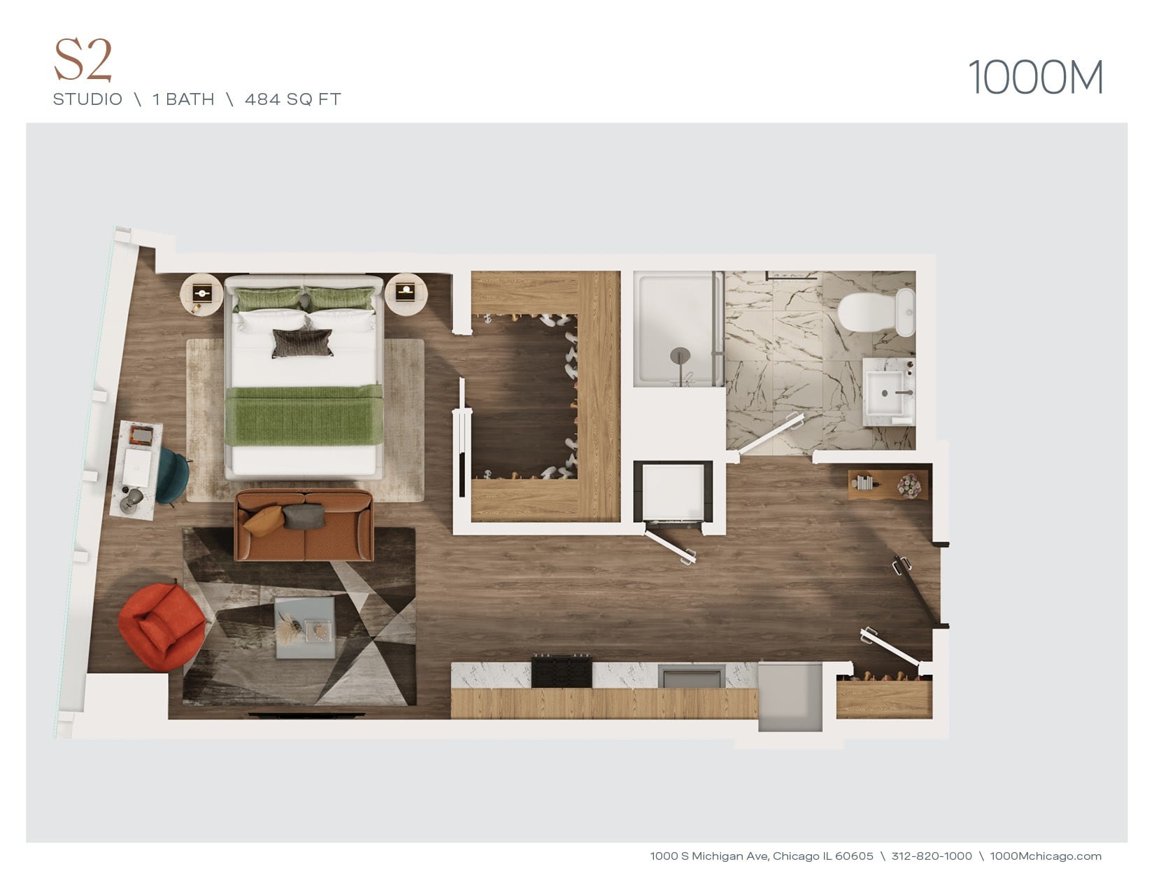 Unit 5413 floor plan