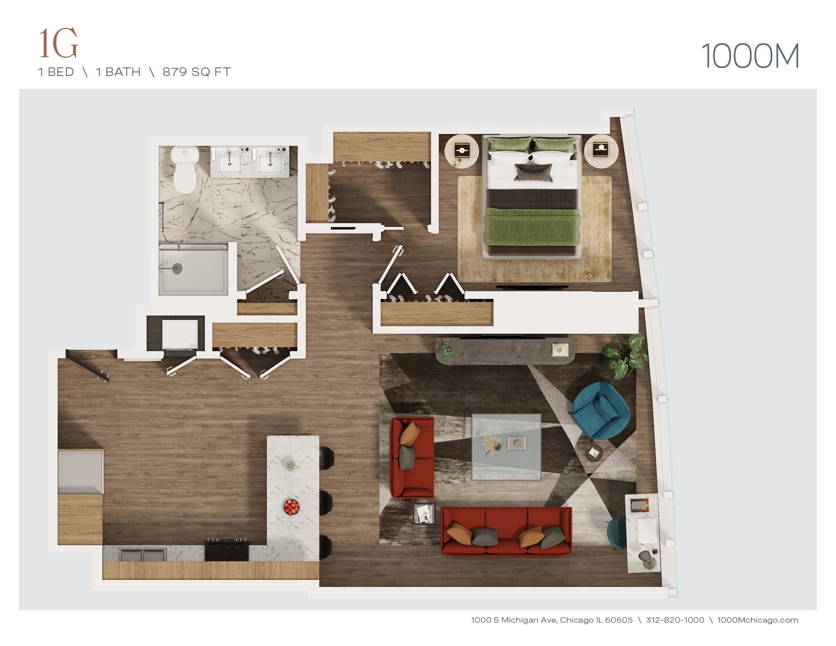 Unit 6504 floor plan