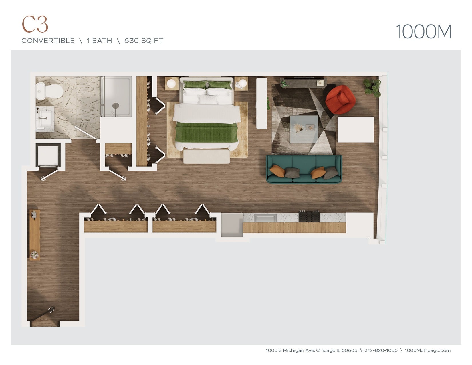 Unit 5305 floor plan