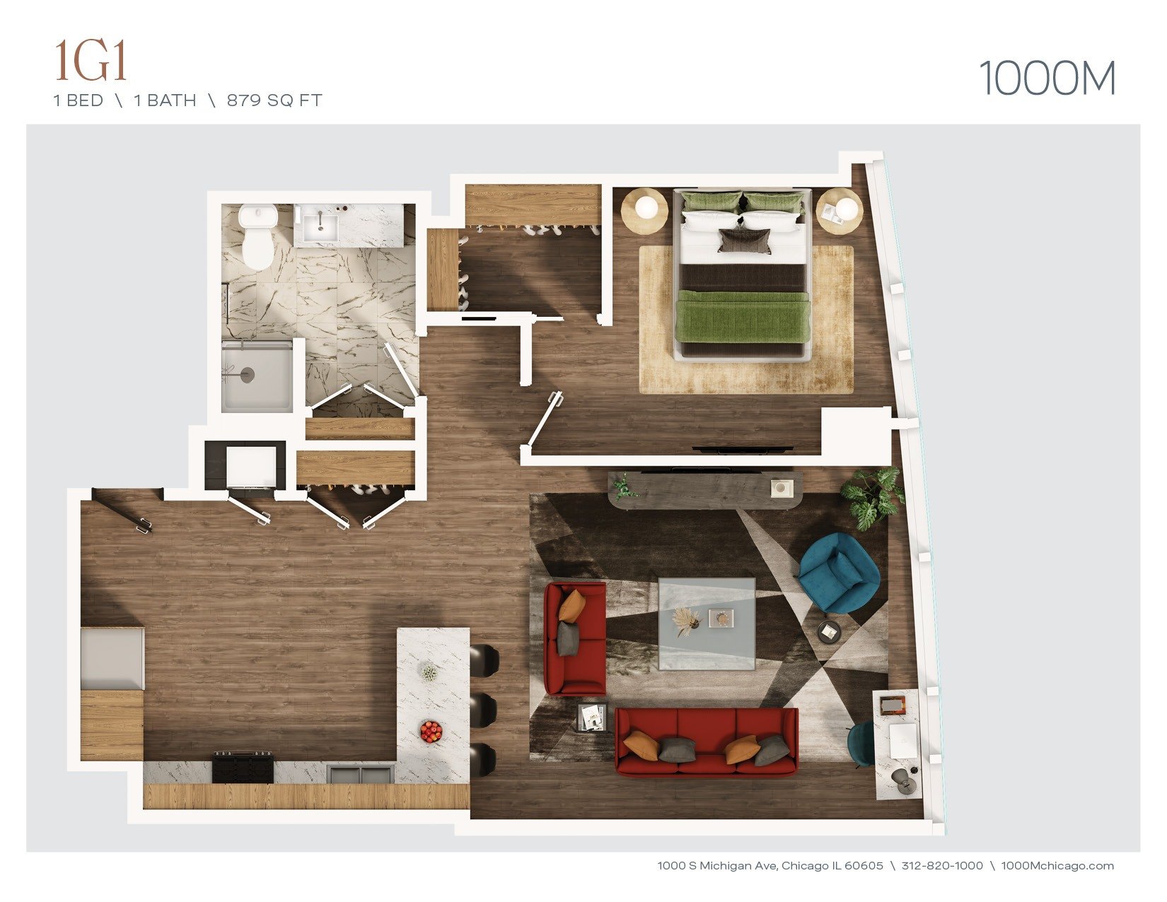 Unit 5404 floor plan