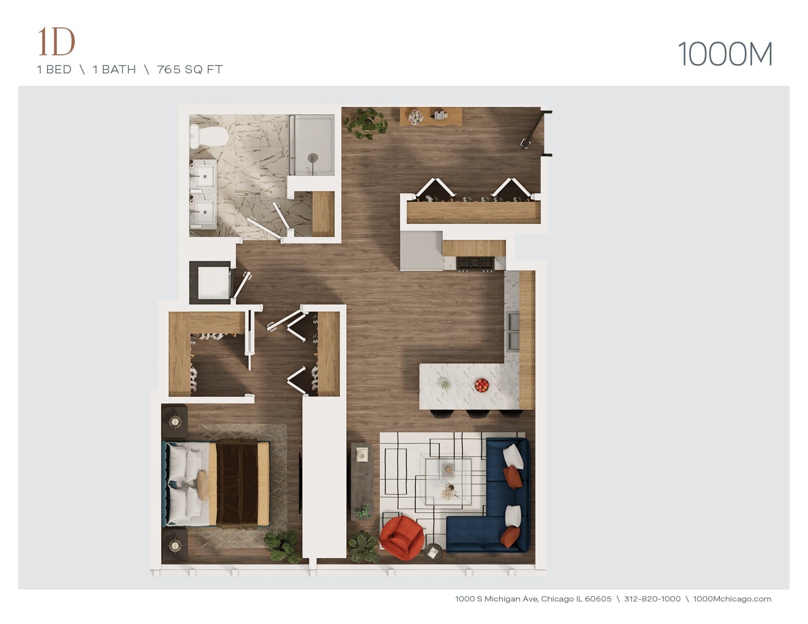 Unit 5108 floor plan