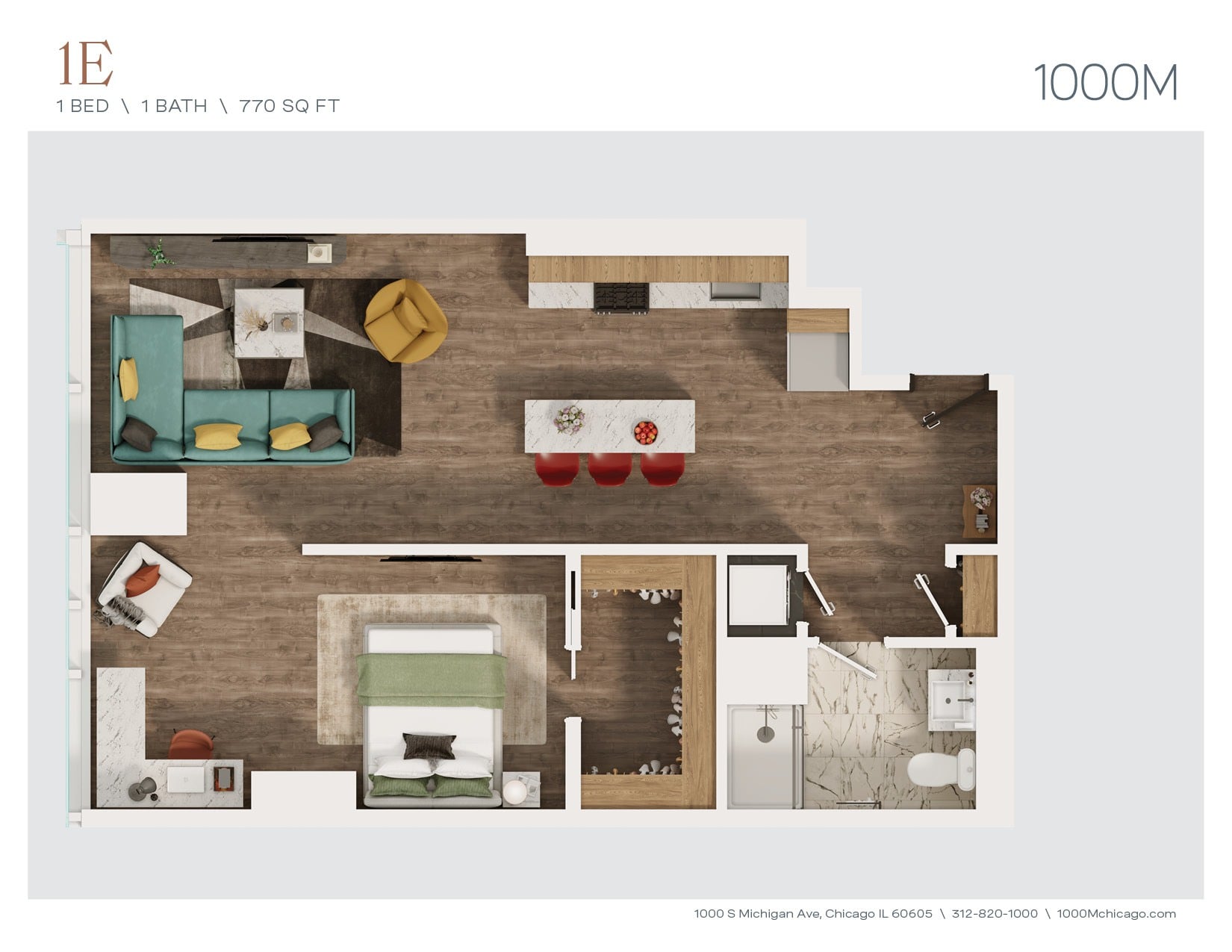 Unit 912 floor plan