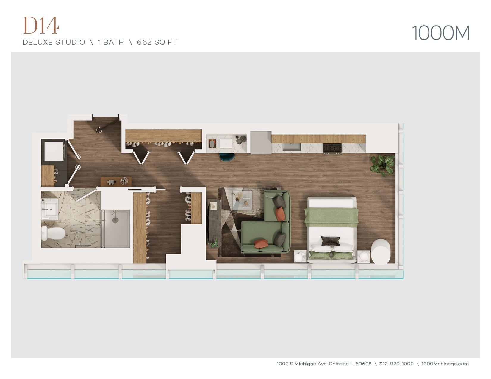 Unit 1201 floor plan