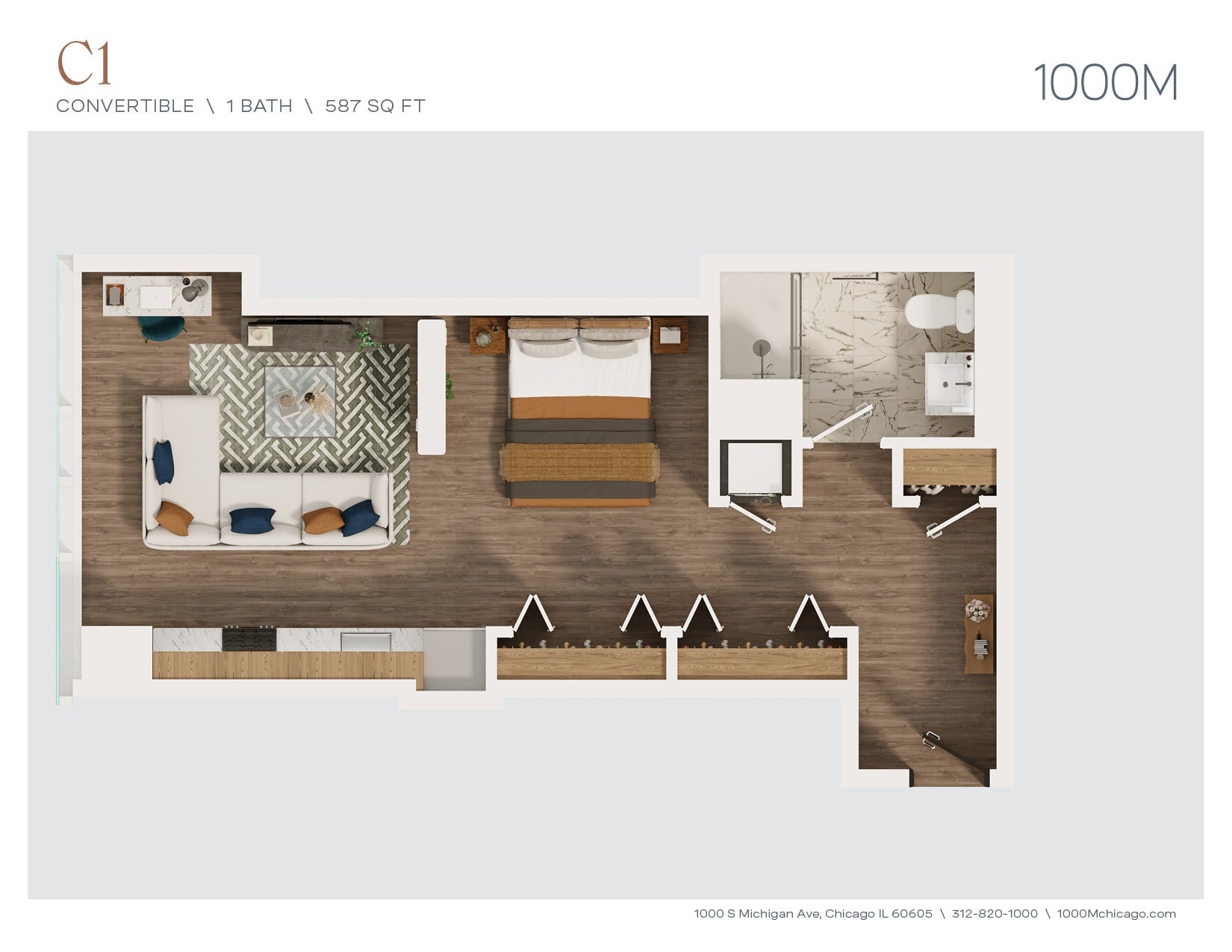 Unit 3912 floor plan