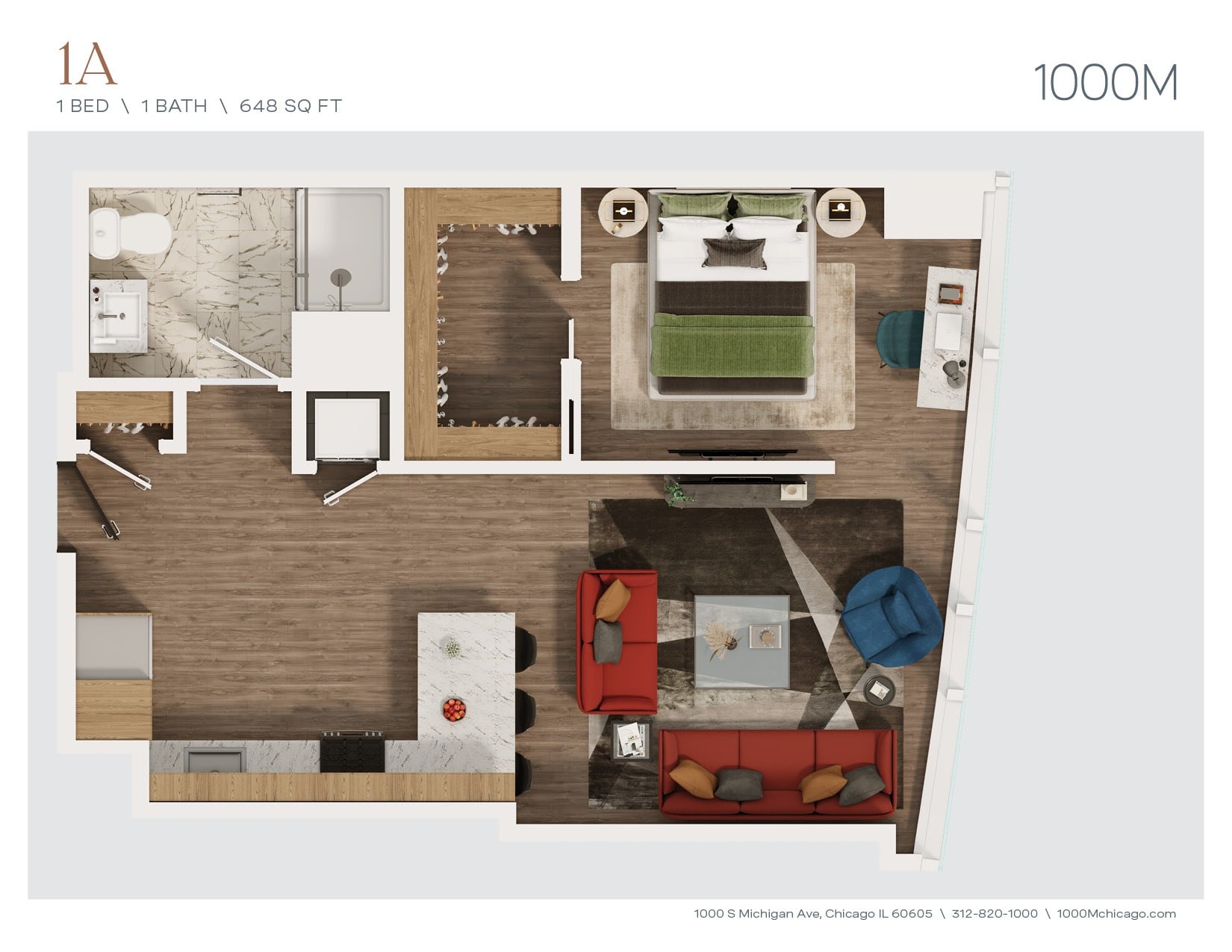 Unit 4106 floor plan