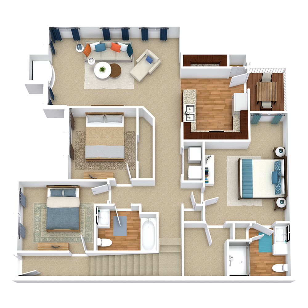The Lancaster floor plan