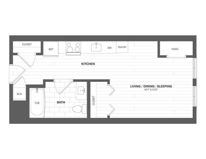 XS1 floor plan