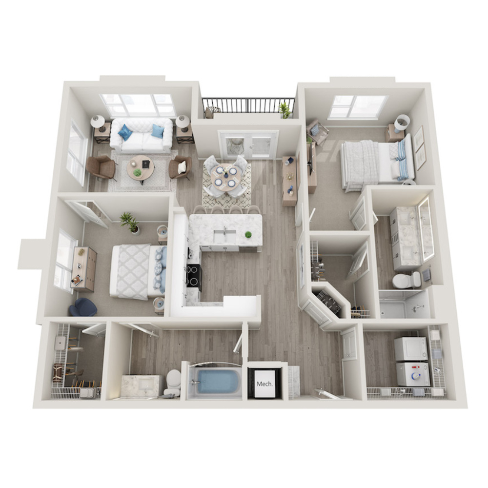B2 floor plan