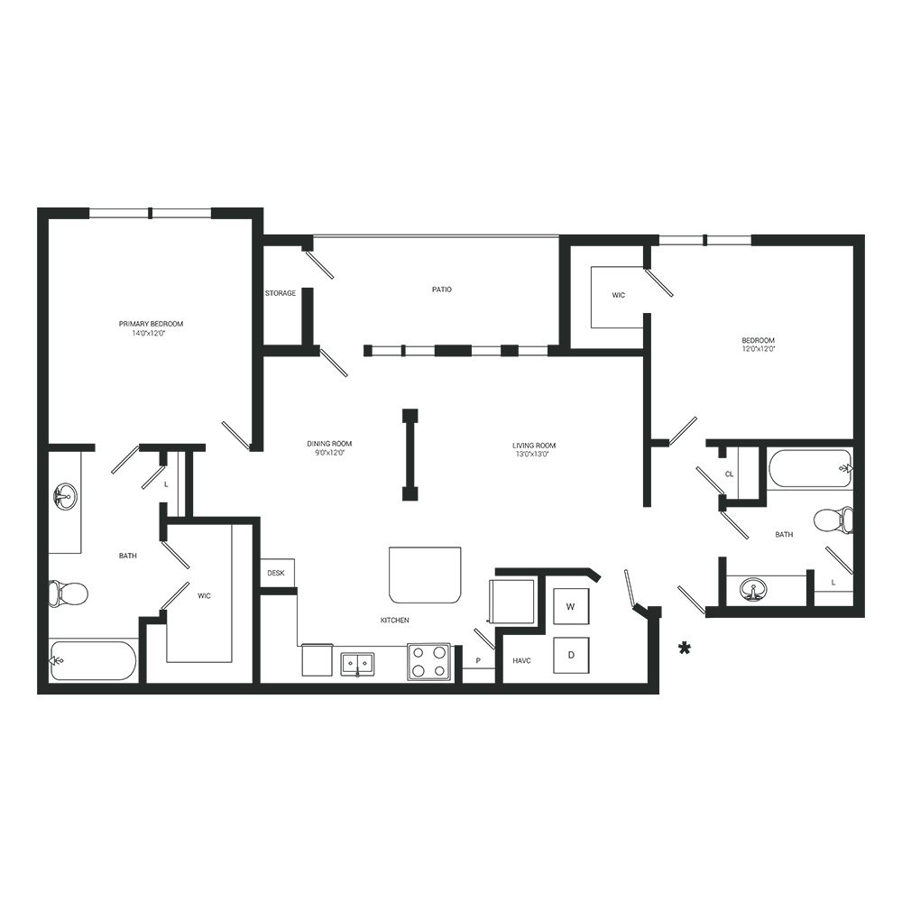 Pinon floor plan
