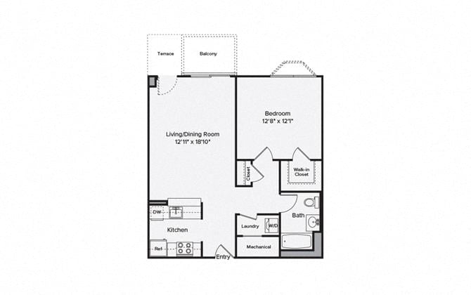 A1-A floor plan