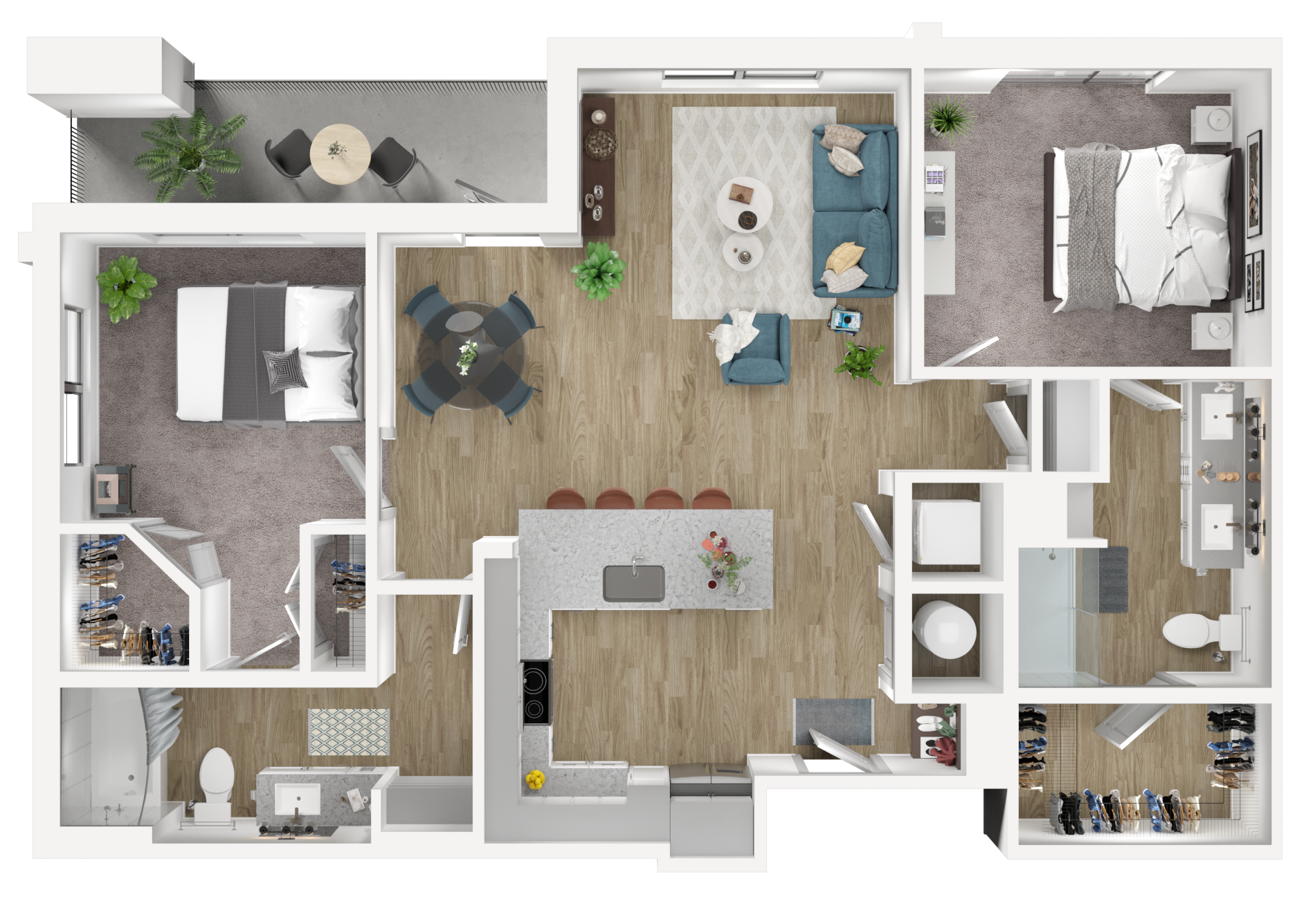 B2 floor plan