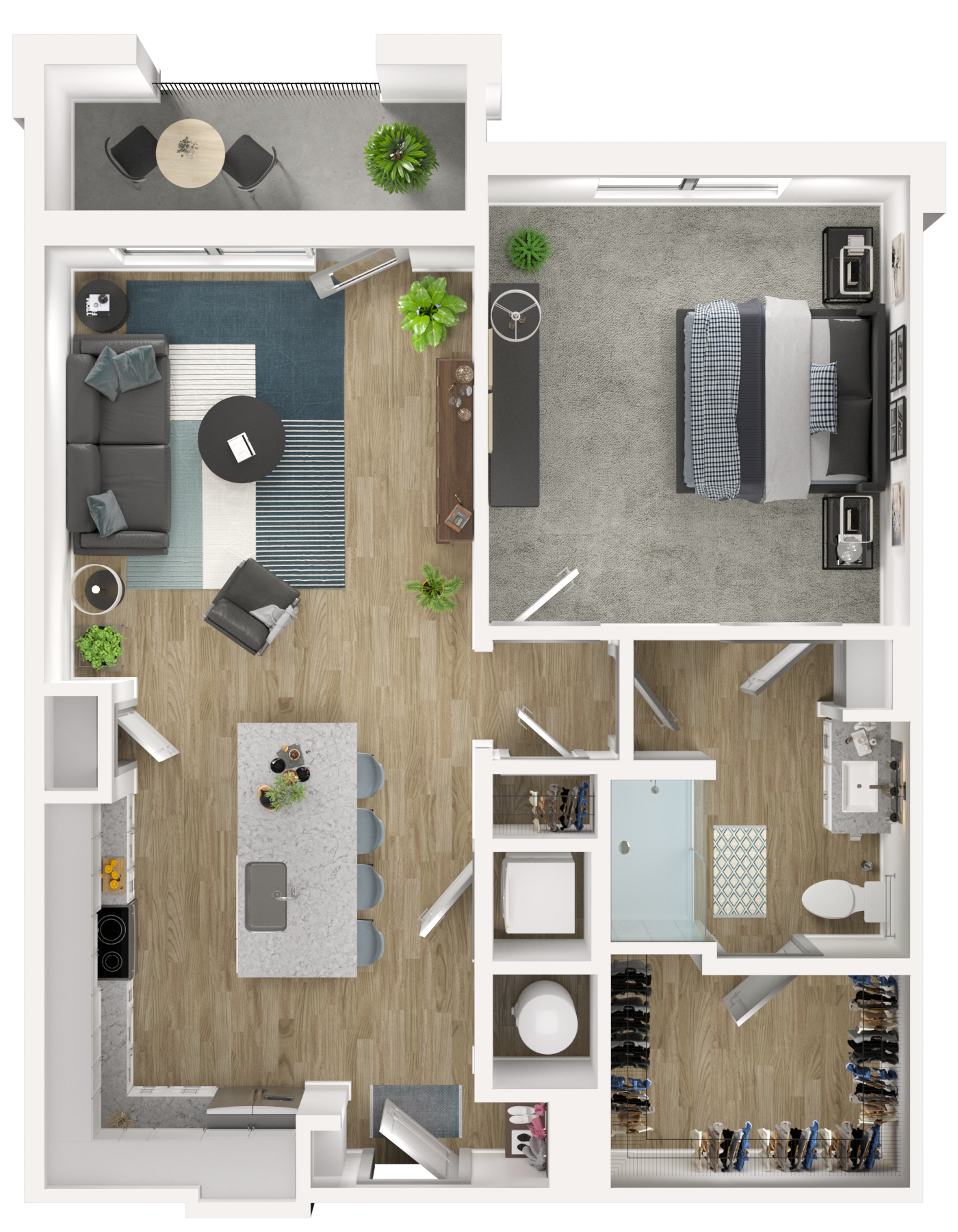 A2 floor plan