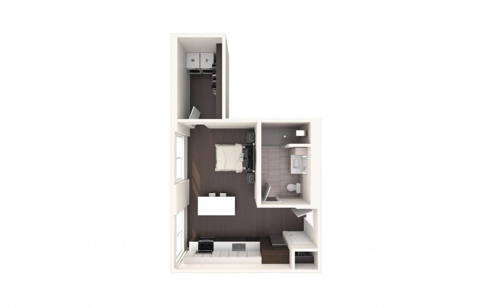 Studio ADA - 525 floor plan