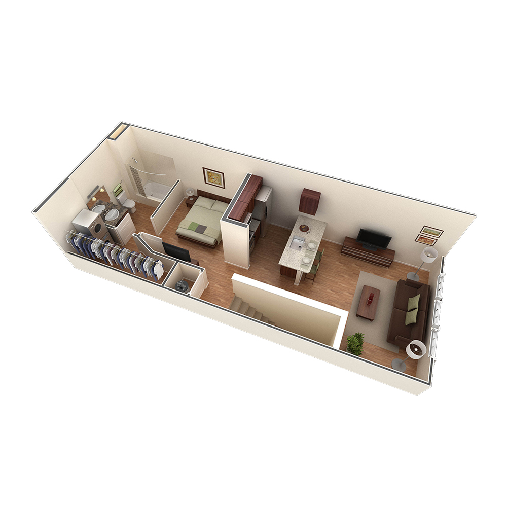 Studio Grand Overlook floor plan