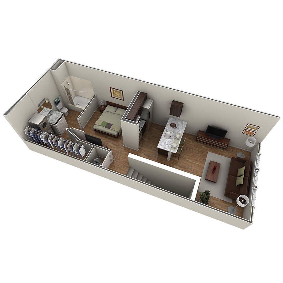 Studio Grand Overlook floor plan