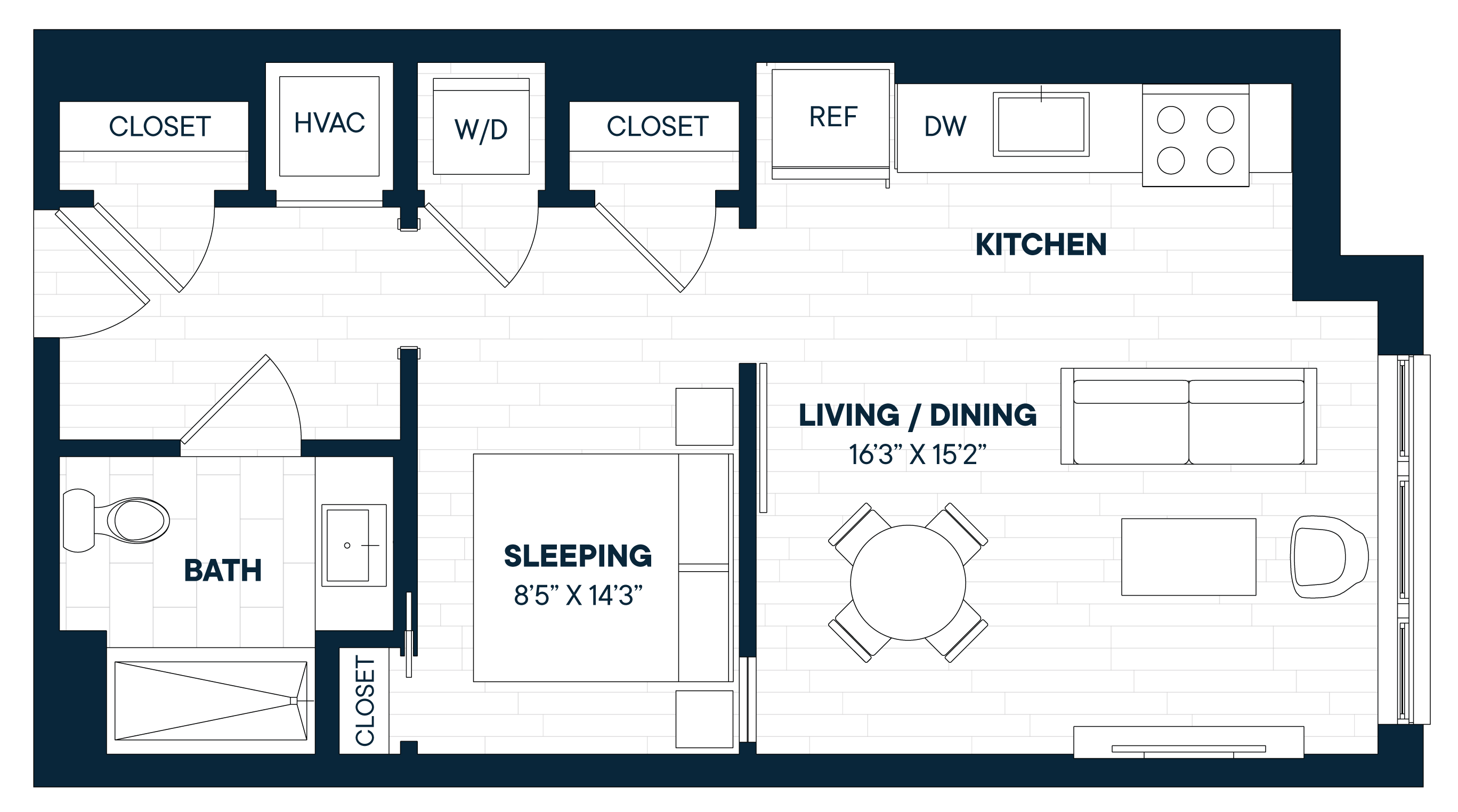 Studio-S14 floor plan