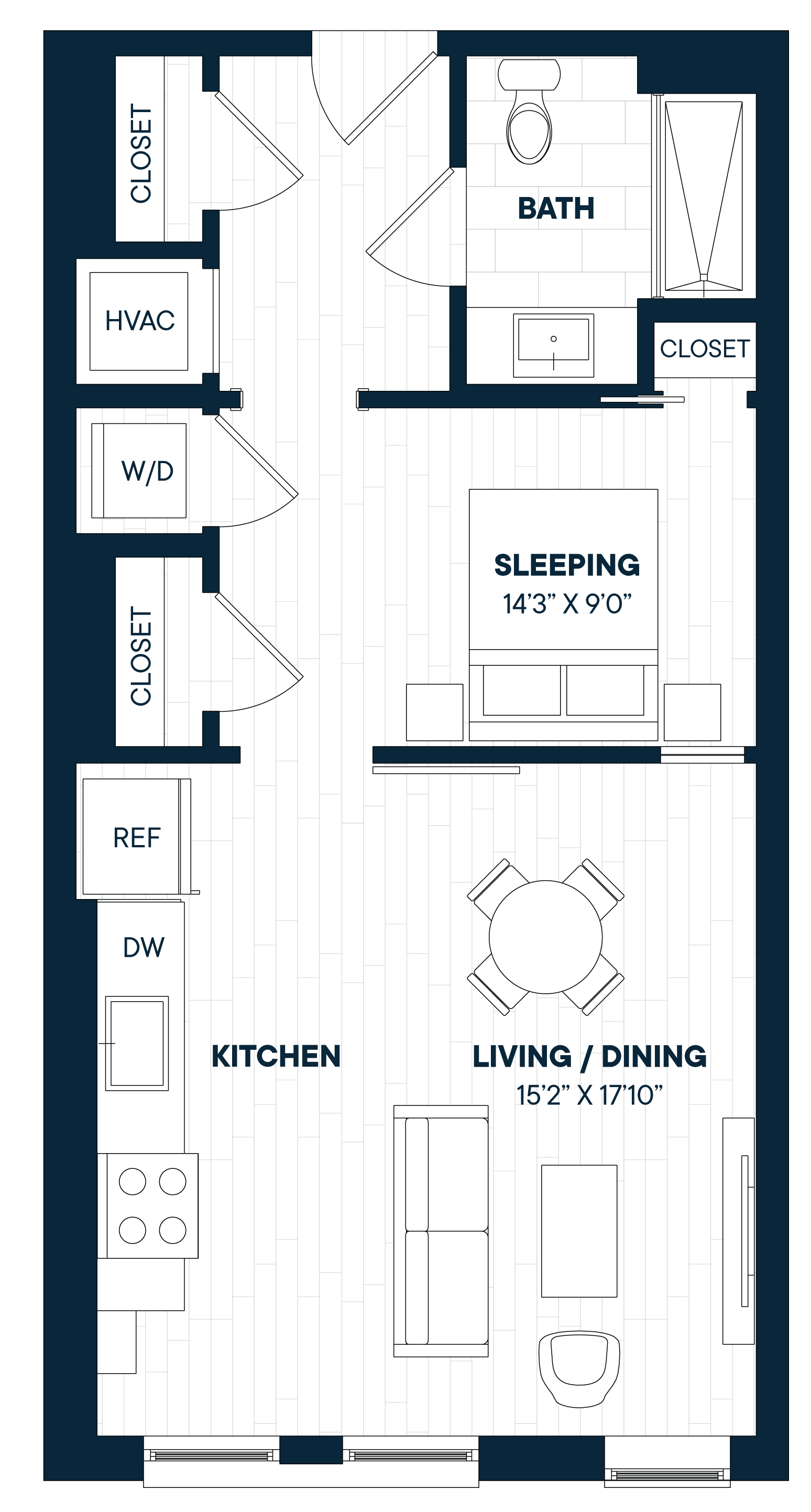 Studio-S18 floor plan
