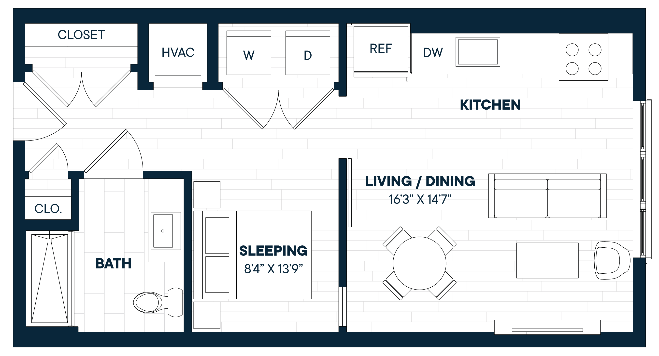 Studio-S12a floor plan