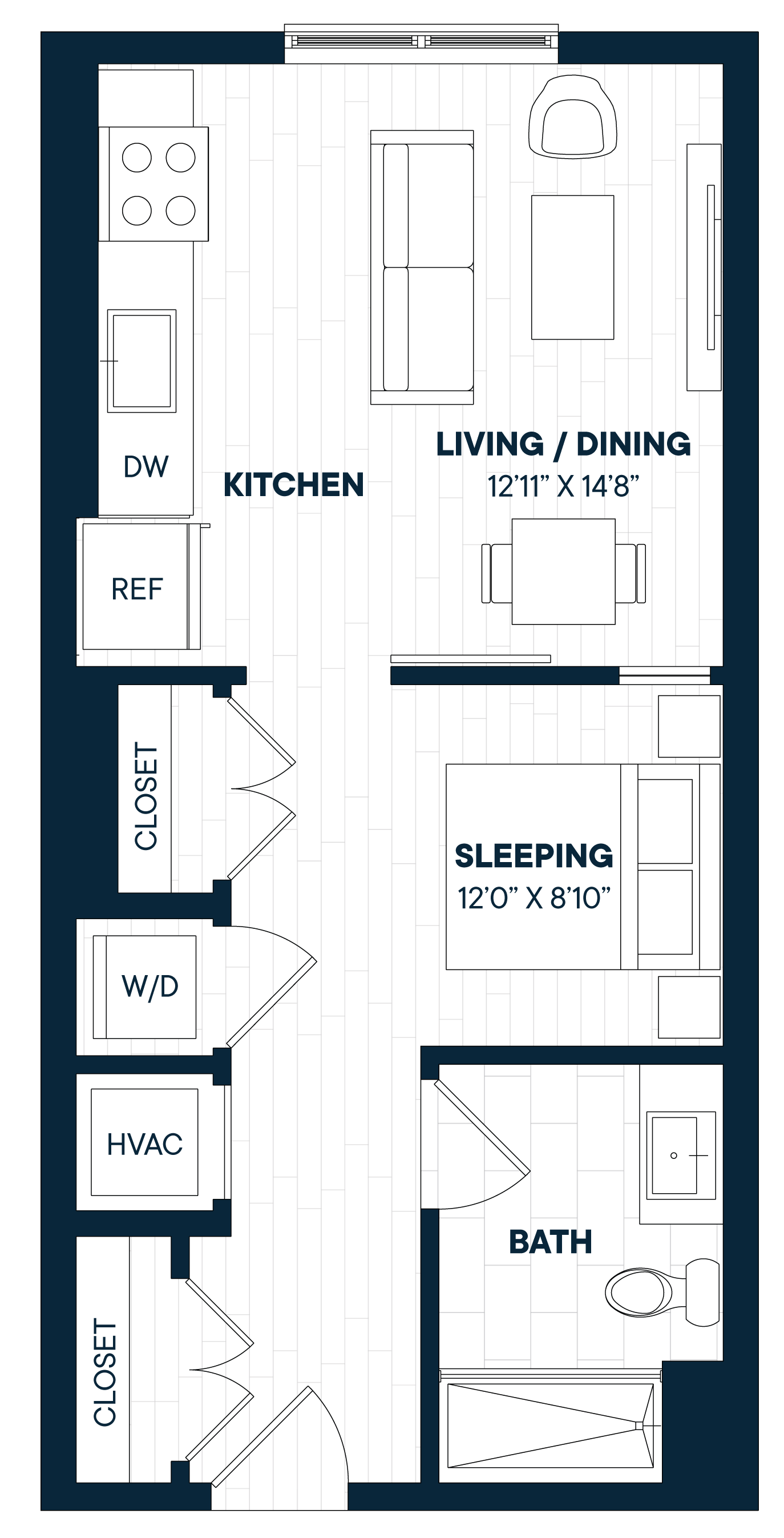 Studio-S2a floor plan