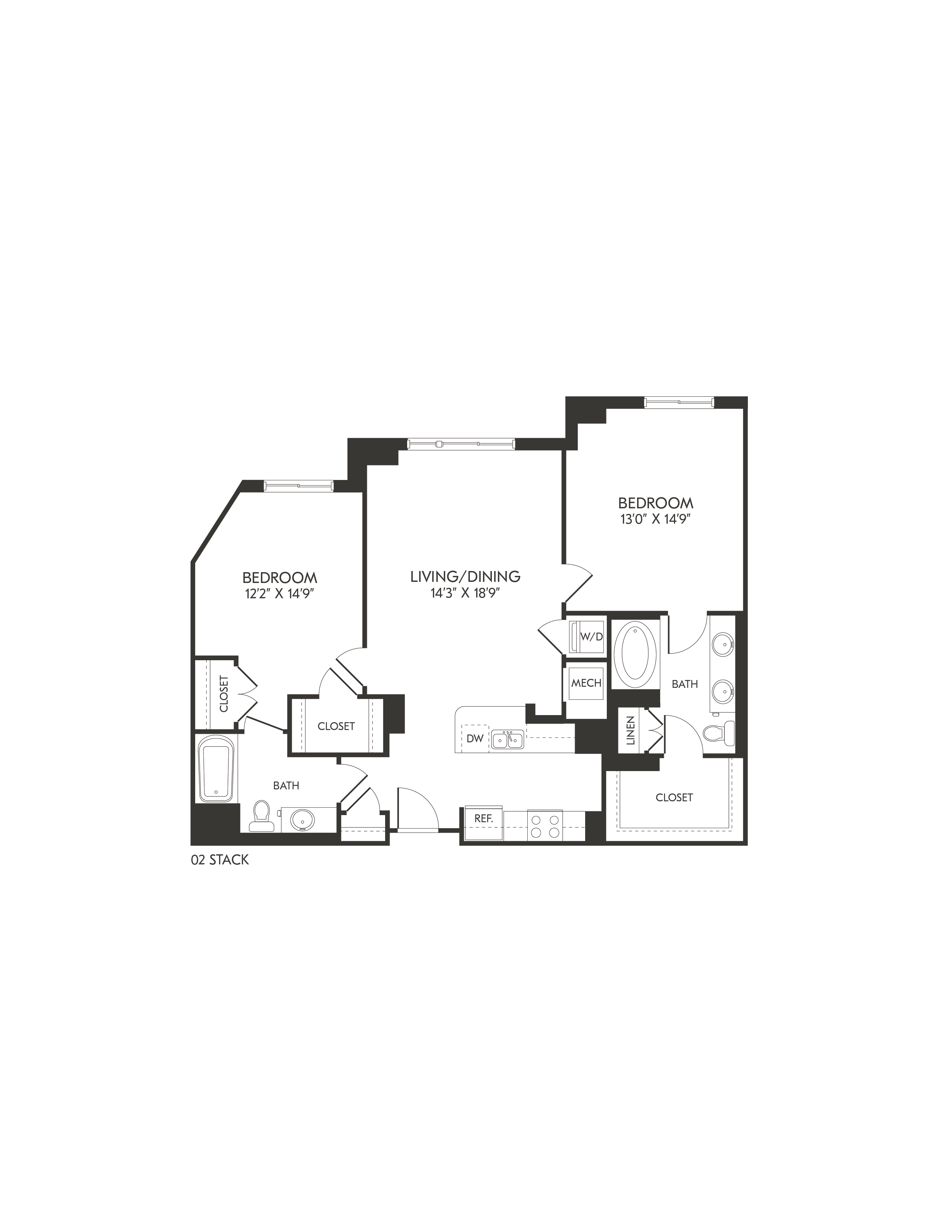 100-B2 floor plan