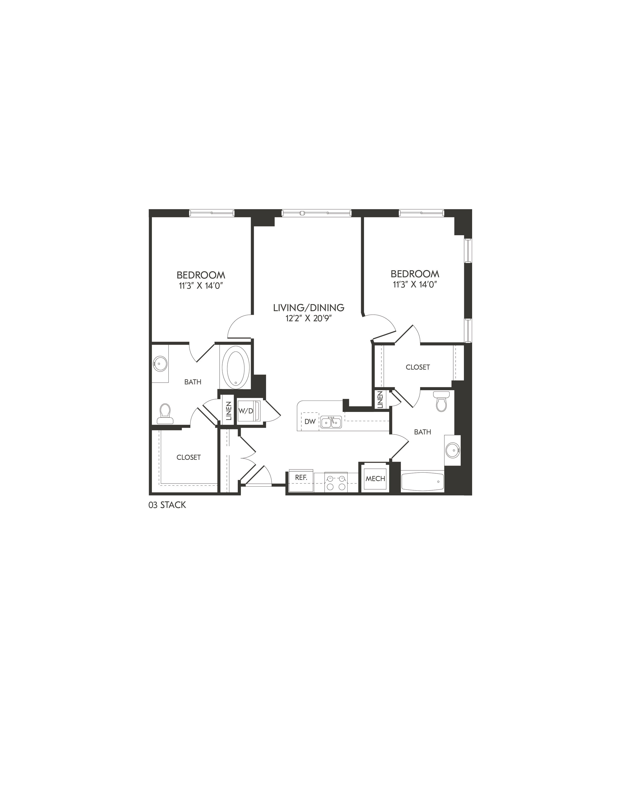 100-B3 floor plan