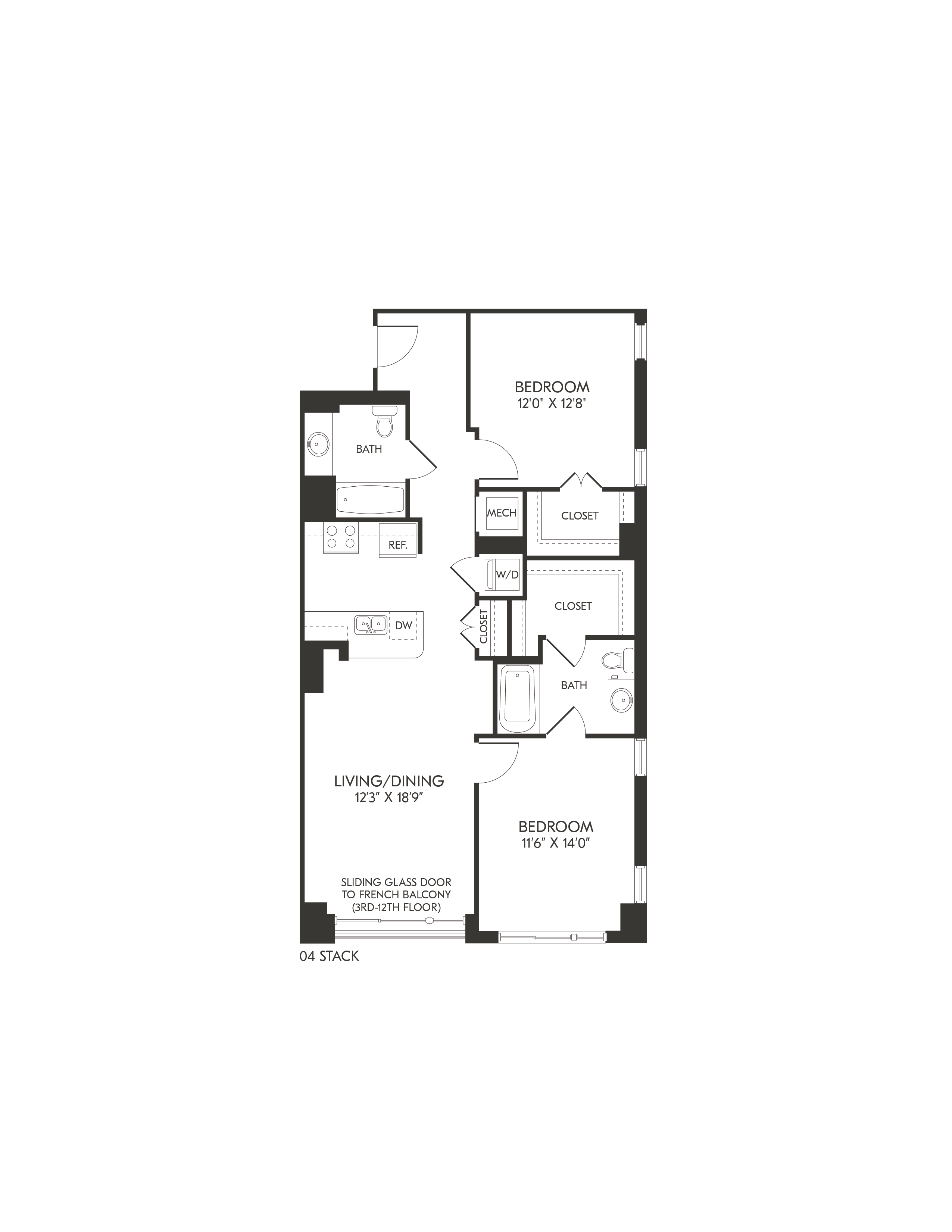100-B1 floor plan