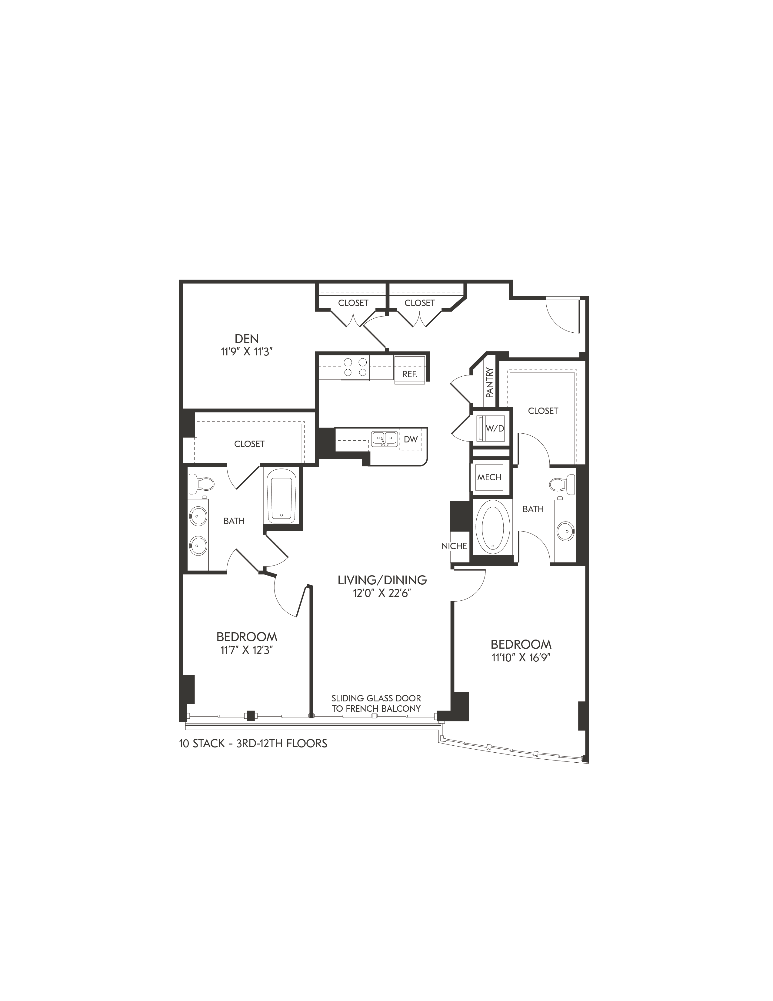 100-B6 floor plan