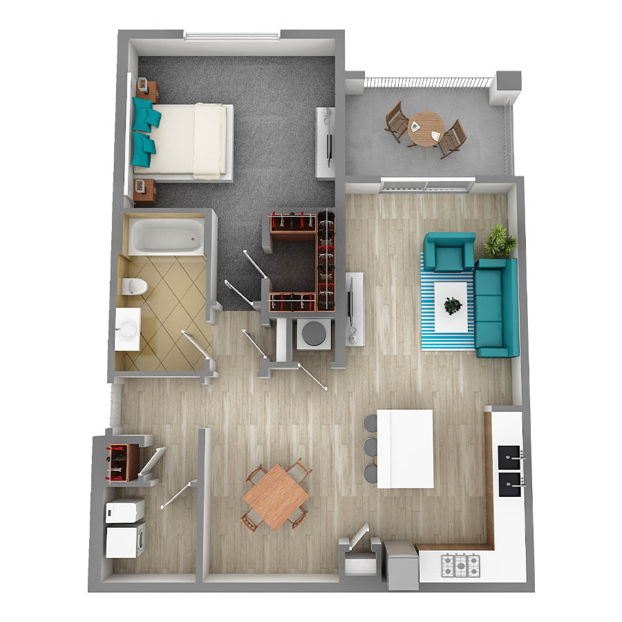 A2 floor plan