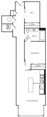 D2 Den floor plan