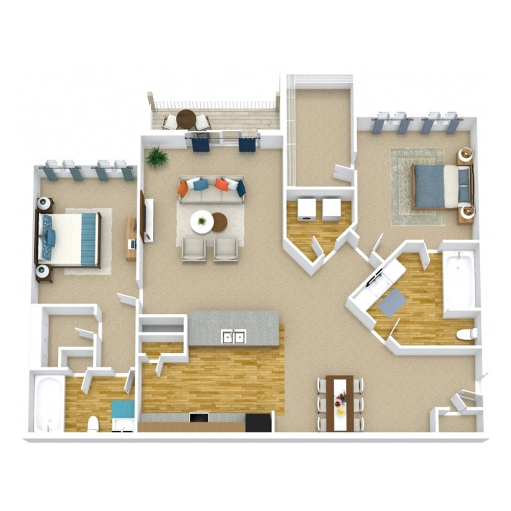 The Bermuda floor plan