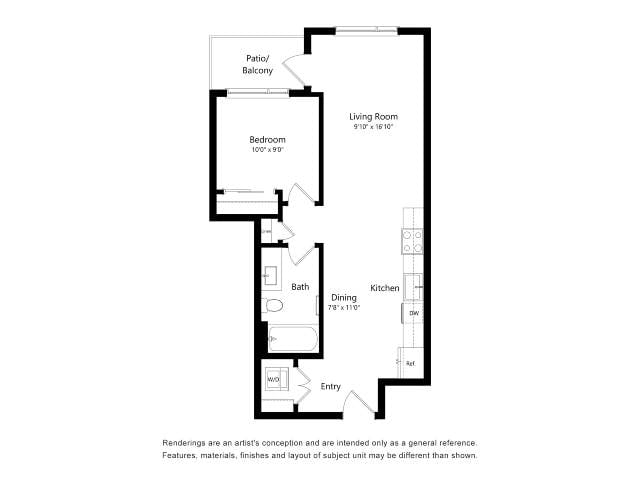 A2 floor plan
