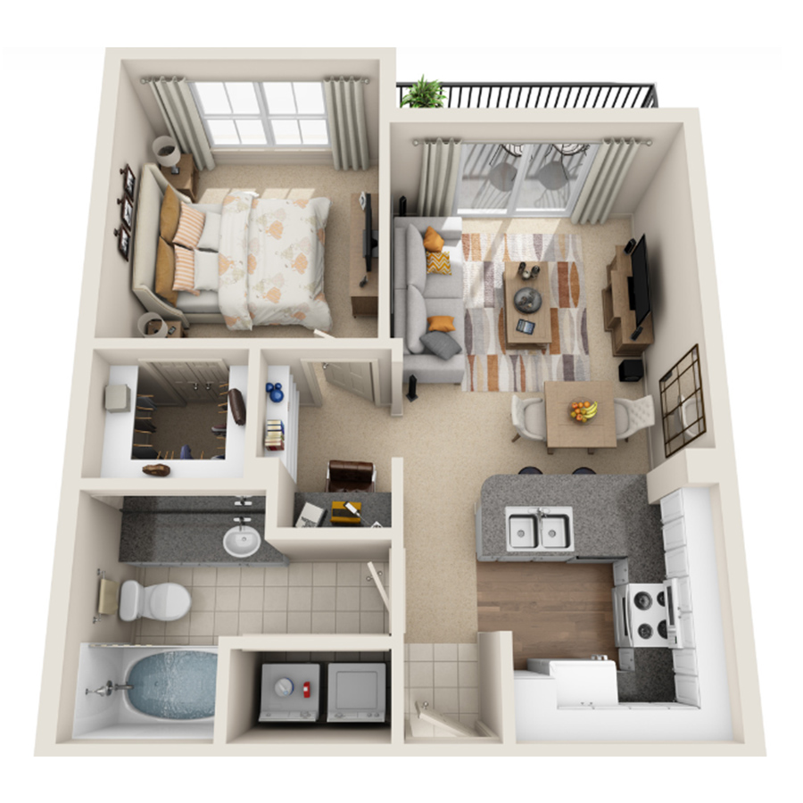 A1 floor plan