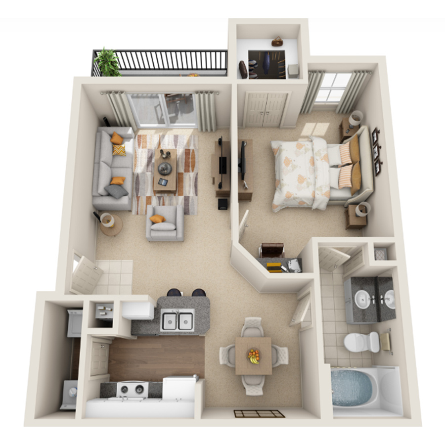A2 floor plan