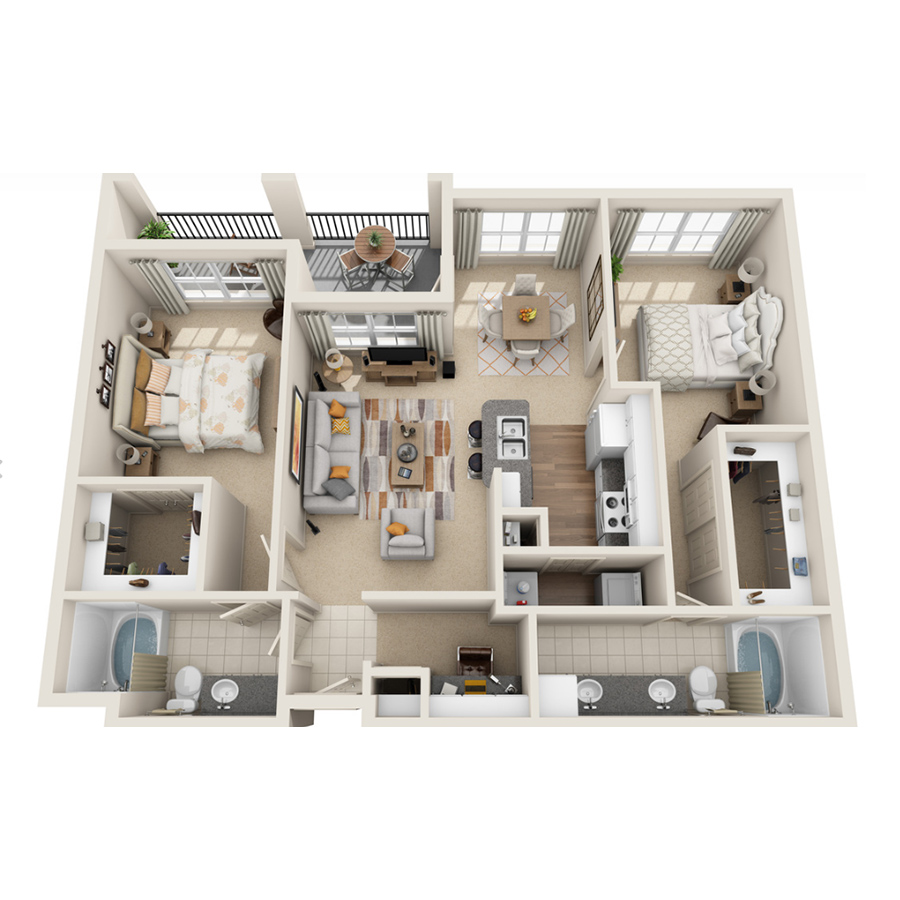 B2 floor plan