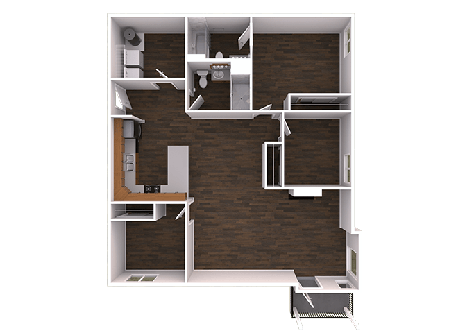 3x2 floor plan